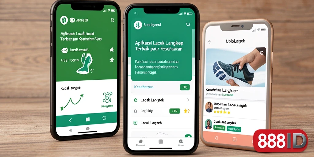 Screenshot antarmuka aplikasi 88ID yang menampilkan penghitungan langkah secara real-time.