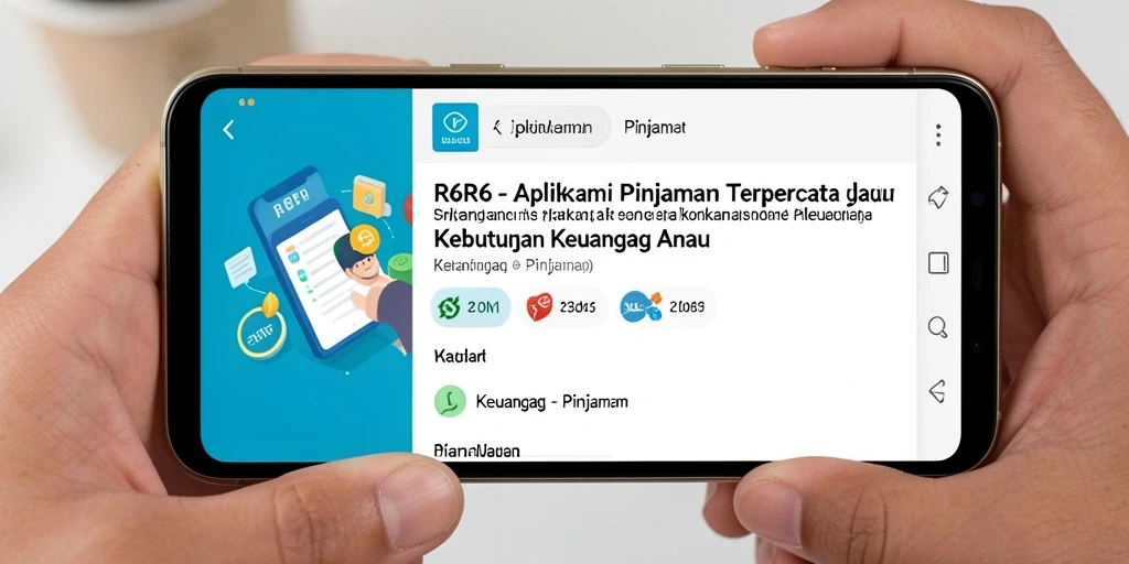 Tampilan antarmuka R6R6 yang sederhana dan mudah digunakan.