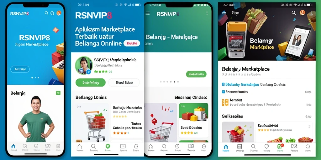 Antarmuka aplikasi RSNVIP8 yang menarik dan fungsional.