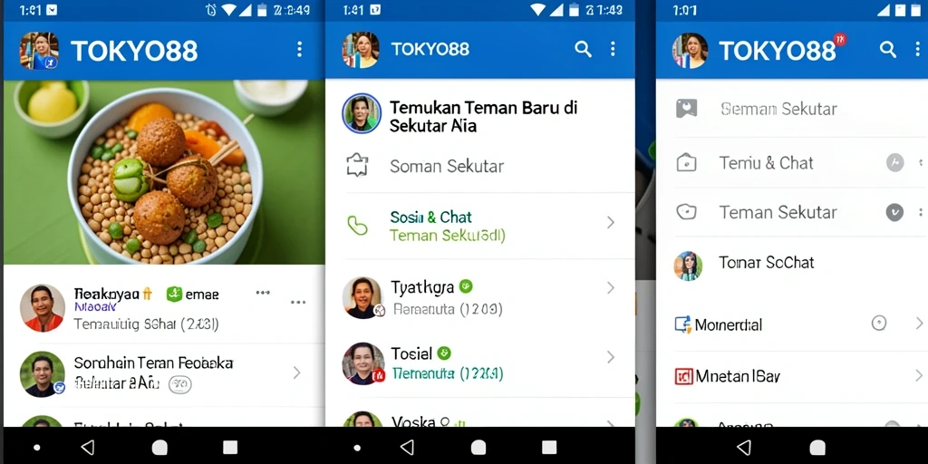 Tampilan antarmuka pengguna <strong>TOKYO88</strong> yang menarik dan interaktif.